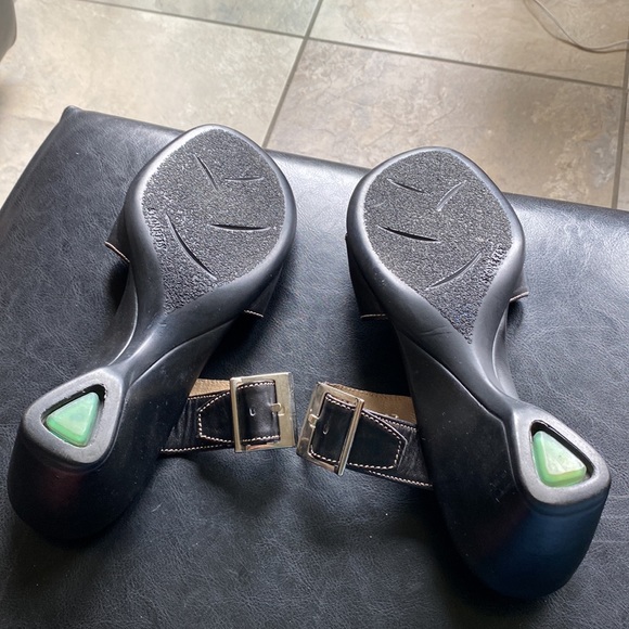 Cute Black STONEFLY Slide 2.5 Inch Heels Size 40/10 - Picture 4 of 14